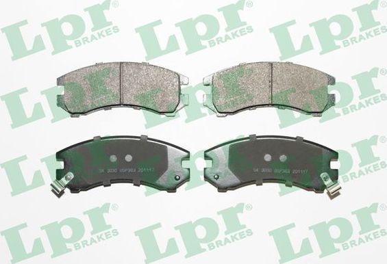 Тормозные колодки LPR передние для Suzuki Swift II 1989-2001. Артикул 05P363