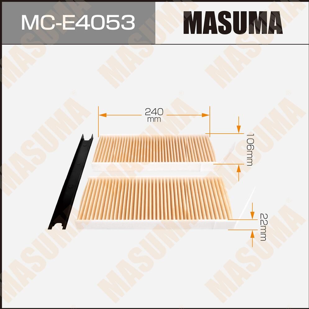 Салонный фильтр Masuma. Артикул MC-E4053