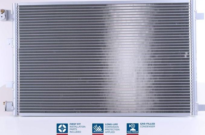 Радиатор кондиционера (конденсатор) Nissens (алюминий). Артикул 940039