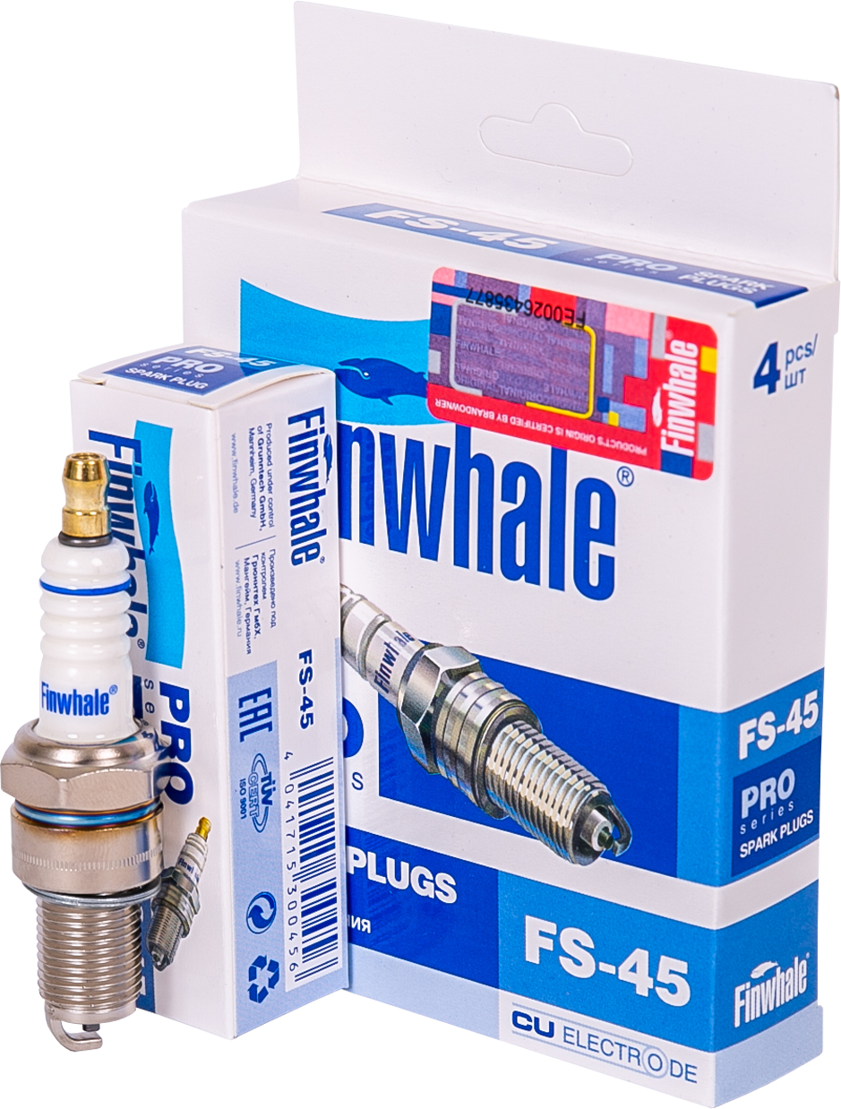 Свеча зажигания Finwhale для BMW 5 II (E28) 1981-1987. Артикул FS45
