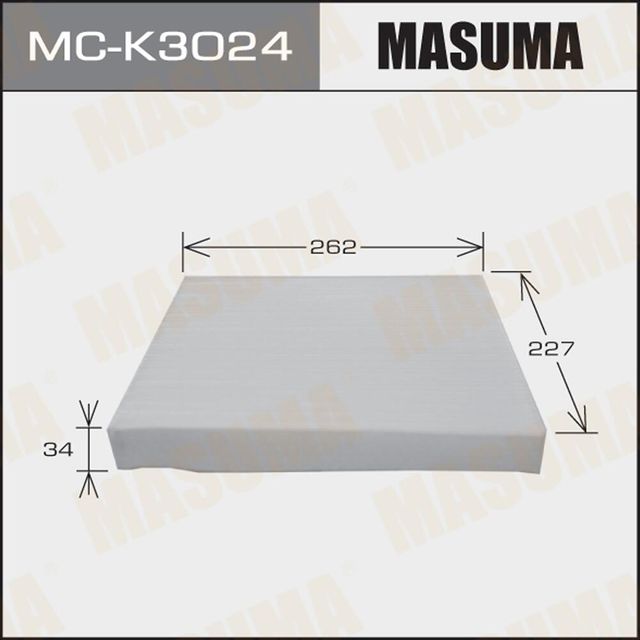 Салонный фильтр Masuma. Артикул MC-K3024