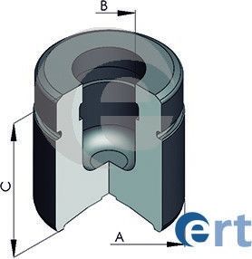 Поршень тормозного суппорта ERT (сталь). Артикул 151090-C
