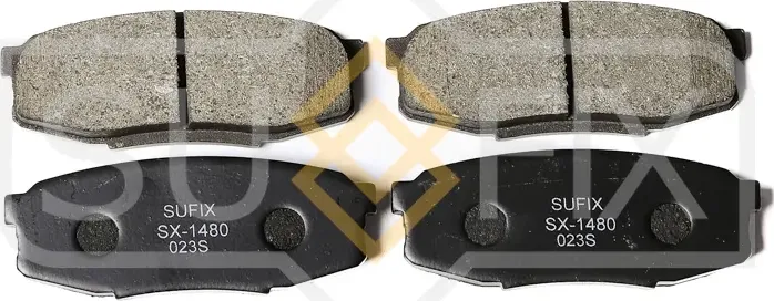 Колодки тормозные дисковые | зад прав/лев | (Sufix). Артикул SX-1480