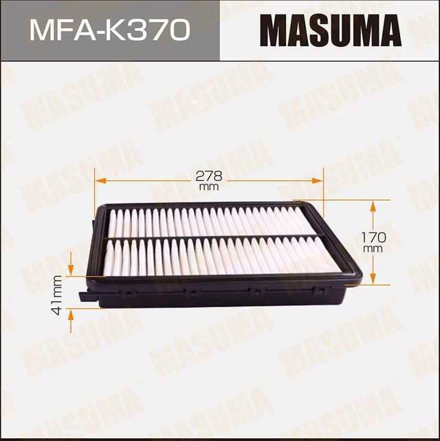 Воздушный фильтр Masuma. Артикул MFA-K370