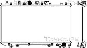 Радиатор охлаждения двигателя Sakura. Артикул 3461-1062