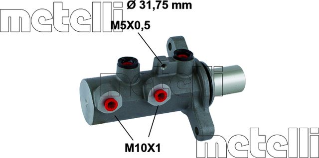 Тормозной цилиндр главный Metelli для IVECO Daily IV 2006-2011. Артикул 05-0870