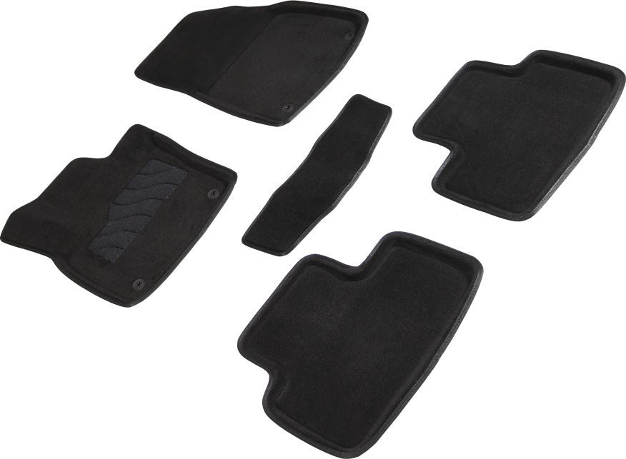Комплект ковриков 3D Seintex для салона Volvo XC40 I 2017-2026 ЧЕРНЫЙ. Артикул 92642