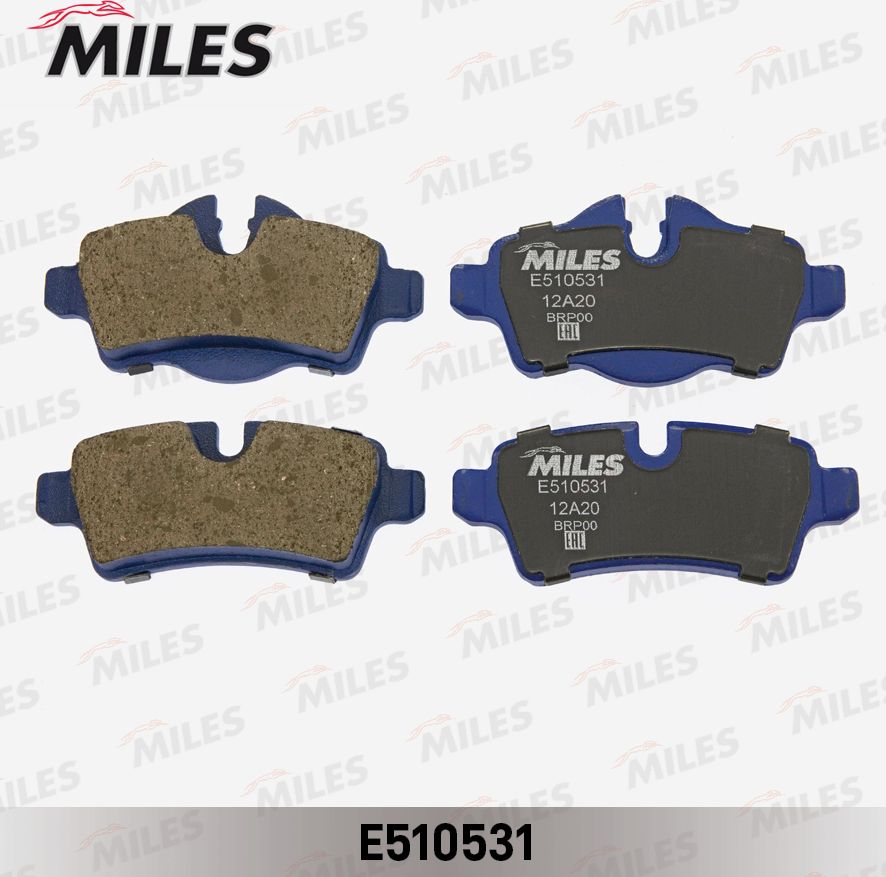 Тормозные колодки Miles (Керамика). Артикул E510531