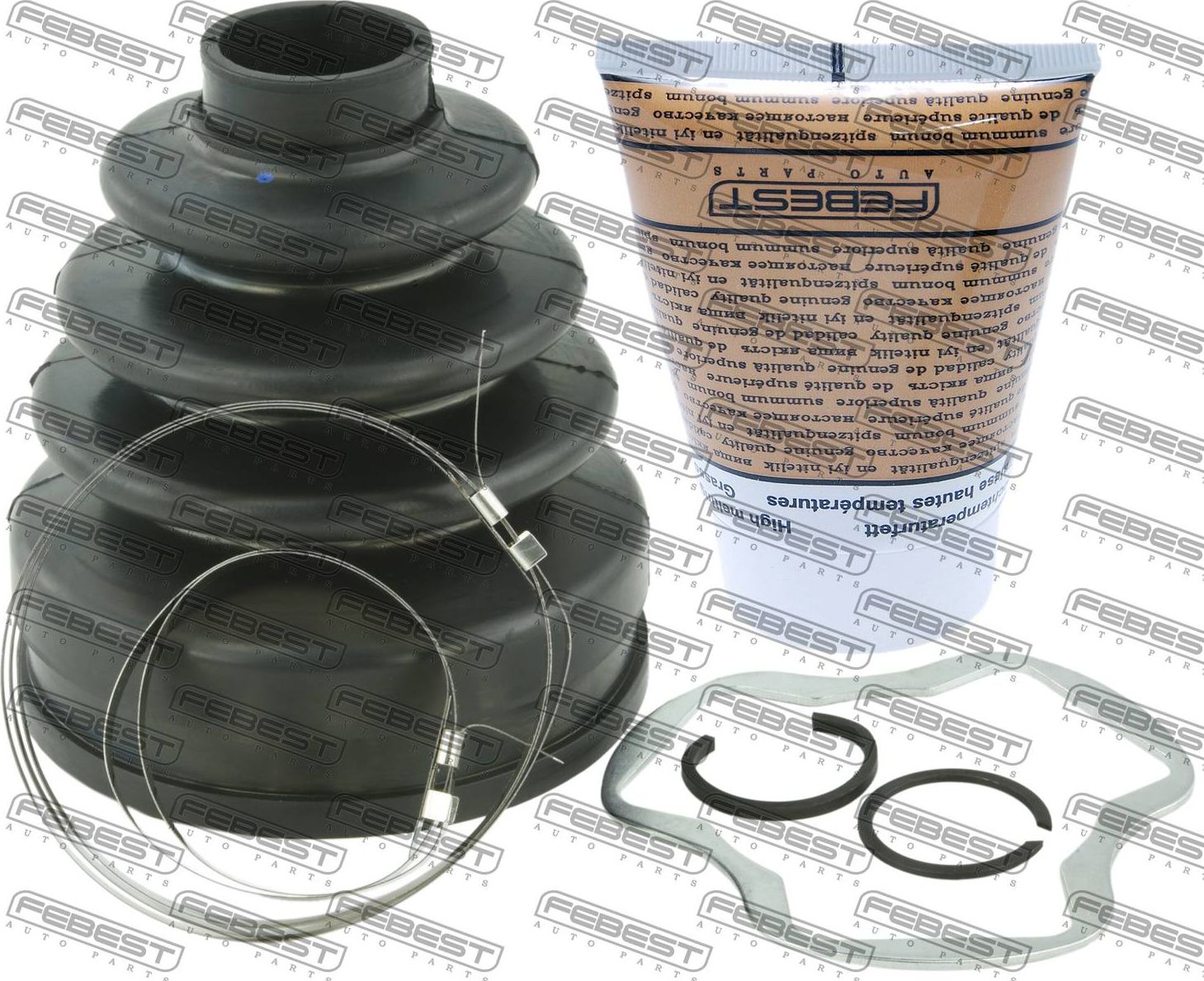 Пыльник шруса (комплект) Febest (NBR (бутадиен-нитрильный каучук)). Артикул 2115-TT9T