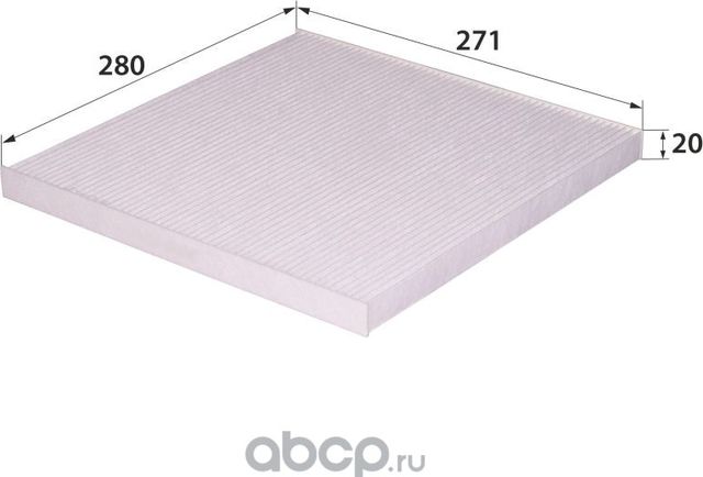 AC-025 B7277- JN20A (фильтр салонный) (RB-Exide). Артикул AC025