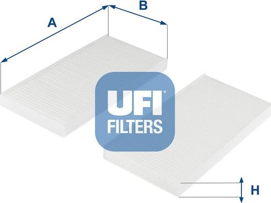 Салонный фильтр UFI. Артикул 53.259.00