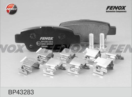 Тормозные колодки Fenox. Артикул BP43283