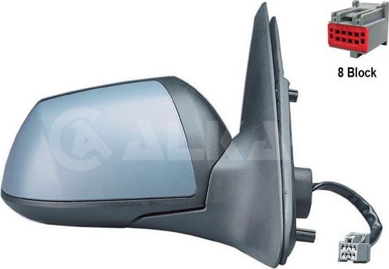 Зеркало боковое Alkar правое для Ford Mondeo III 2000-2007. Артикул 6126377