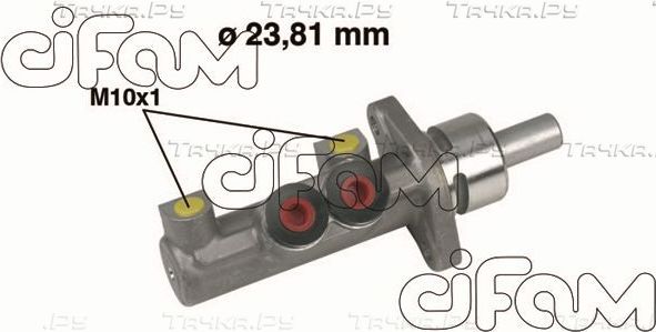Тормозной цилиндр главный Cifam (Чугун) для Renault Megane I 1996-2003. Артикул 202-412