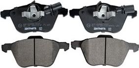 Тормозные колодки Zentparts. Артикул Z07476