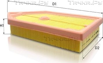 Воздушный фильтр  Tecneco Filters для Ford Fiesta VII 2017-2026. Артикул AR1735PM