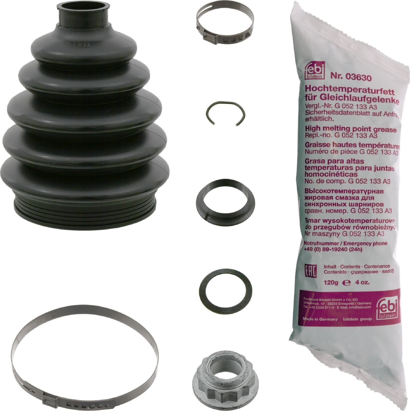 Пыльник ШРУСа наружный Febi Bilstein (термопласт). Артикул 08026