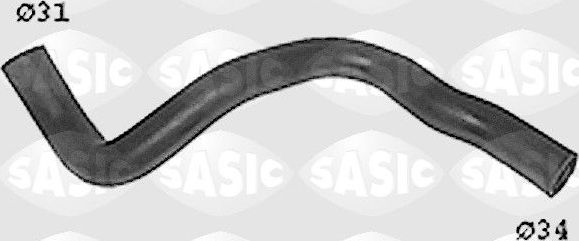 Патрубок радиатора (системы охлаждения) Sasic правый верхний для Renault Clio I 1991-1998. Артикул SWH4270