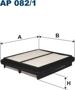 Воздушный фильтр Filtron для ЗАЗ Sens 2004-2009. Артикул AP 082/1