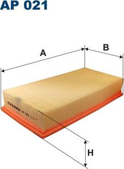 Воздушный фильтр Filtron для Peugeot 806 I 1994-2003. Артикул AP 021