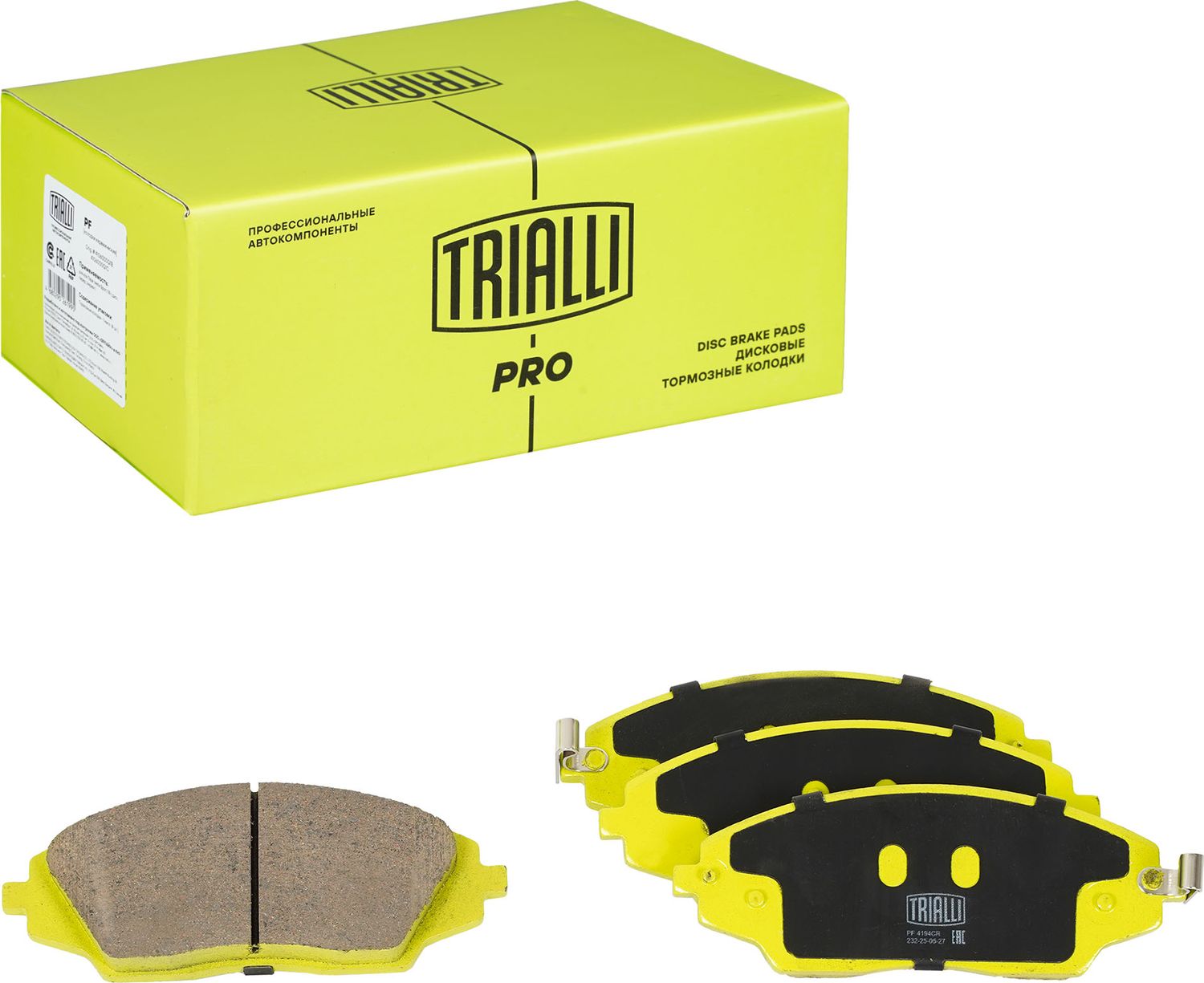 Тормозные колодки Trialli (Low-Metallic). Артикул PF 4194CR