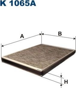 Салонный фильтр Filtron. Артикул K 1065A