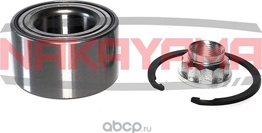 Подшипник передней ступицы колеса, комплект TOYOTA AVENSIS 03-, COROLLA 02-, COR (Nakayama). Артикул M1096NY