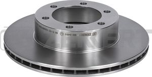 Тормозной диск Zekkert передний для Toyota Hilux VII 2006-2015. Артикул BS-5489