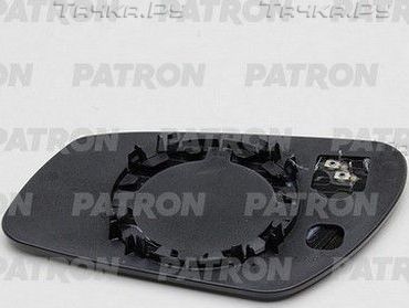 Зеркальное стекло бокового зеркала Patron правое для Ford C-MAX I 2007-2010. Артикул PMG1213G04