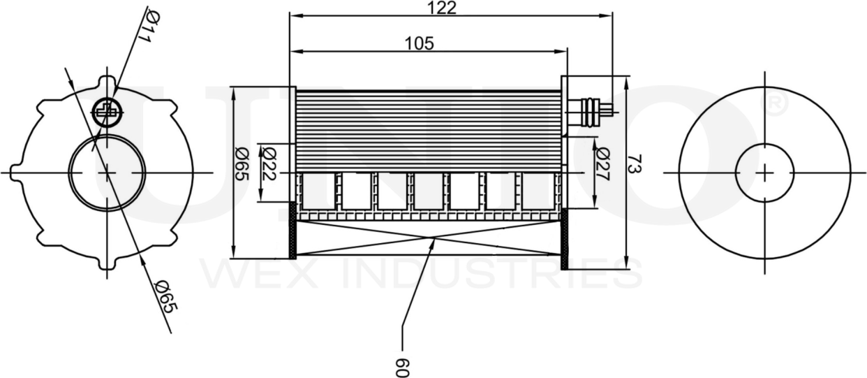 Фильтр масляный (Unio). Артикул FLT-20128