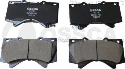 Тормозные колодки OSSCA. Артикул 71215
