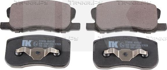 Тормозные колодки NK. Артикул 223036