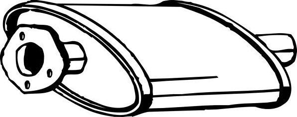 Глушитель Bosal для Volvo 760 1983-1987. Артикул 235-941