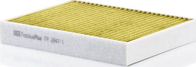 Салонный фильтр Mann-Filter FreciousPlus для Volkswagen Touareg II 2010-2018. Артикул FP 2847/1