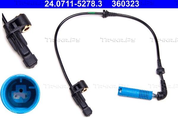 Датчик ABS ATE для BMW 3 IV (E46) 1997-2007. Артикул 24.0711-5278.3