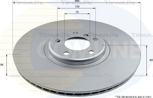 Тормозной диск Comline Comline. Артикул ADC2877VL