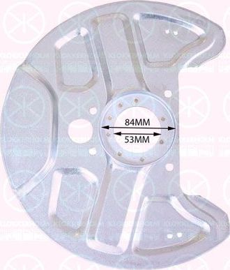 Кожух (щиток) тормозного диска Klokkerholm. Артикул 9040371