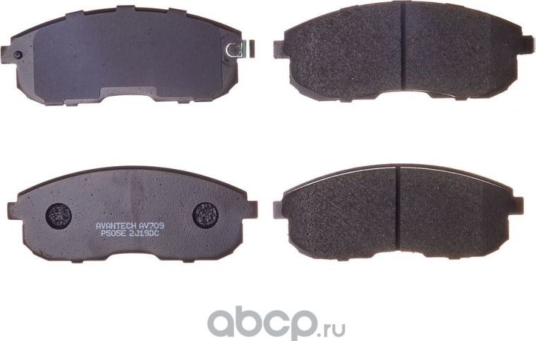 Колодки тормозные (Avantech). Артикул AV709