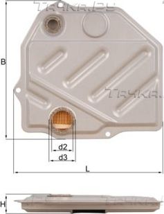 Фильтр АКПП Mahle-Knecht для Porsche 928 1979-1995. Артикул HX 46
