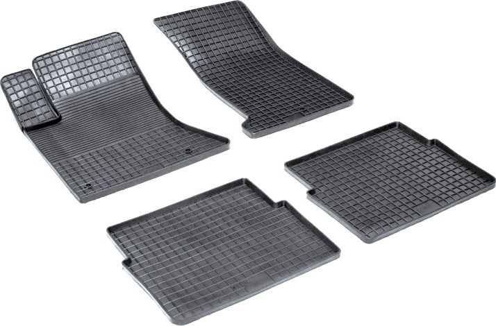 Коврики резиновые Seintex с узором сетка для салона Cadillac SRX I 2004-2010. Артикул 00628