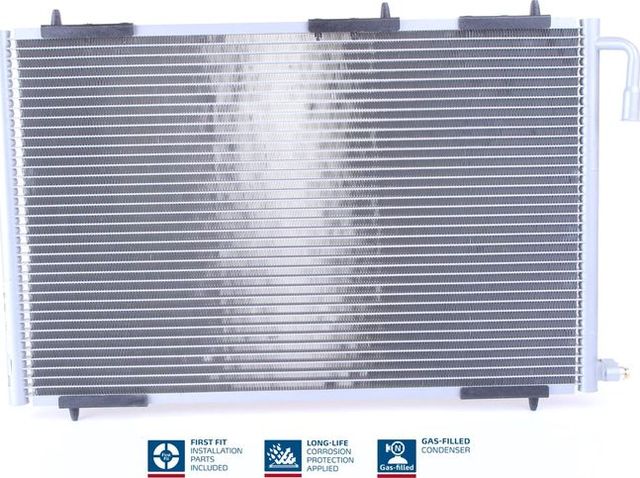 Радиатор кондиционера (конденсатор) Nissens (алюминий). Артикул 94855