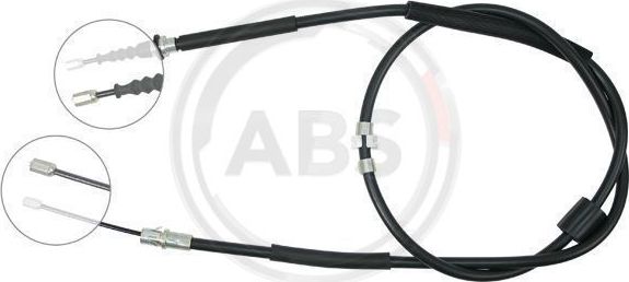 Трос ручника (тросик ручного тормоза) ABS задний правый/левый для Ford Mondeo III 2000-2007. Артикул K17666