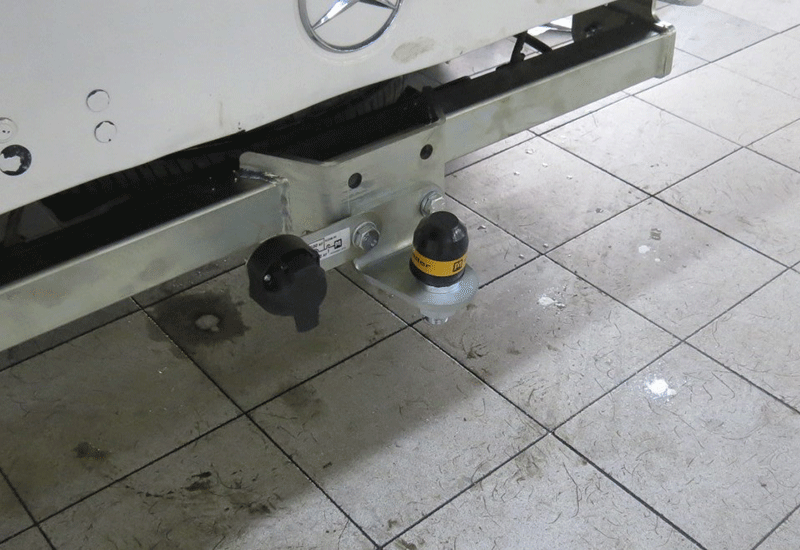 Фаркоп ZincaR оцинкованный для Mercedes-Benz Sprinter W906 (шасси) 2006-2018 оцинк. шар. Артикул ZM202FE