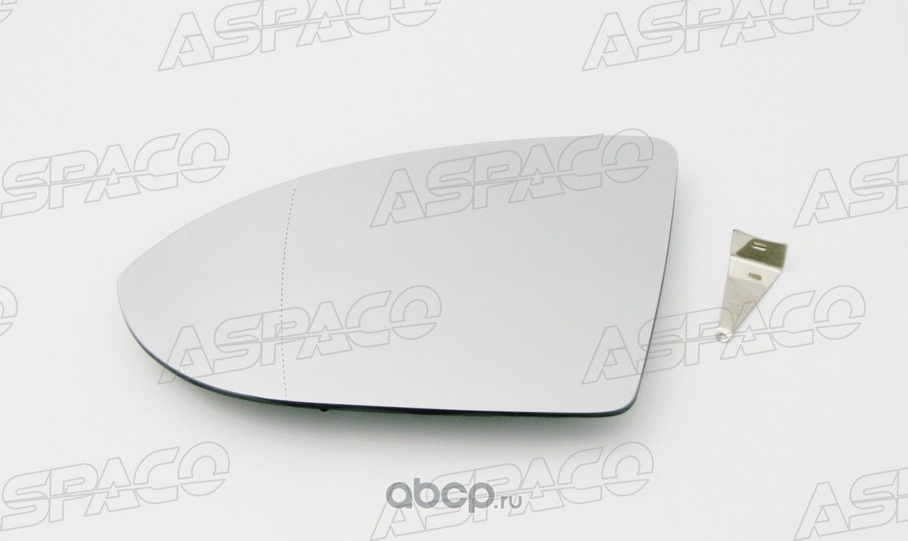 ЗЕРКАЛЬНЫЙ ЭЛЕМЕНТ ДВОЙНОЙ С ПОДОГРЕВОМ ЛЕВЫЙ (L) VOLKSWAGEN GOLF (12-17) (Aspaco). Артикул AP08521