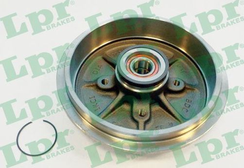 Тормозной барабан LPR задний для Citroen DS3 I 2011-2015. Артикул 7D0637CA