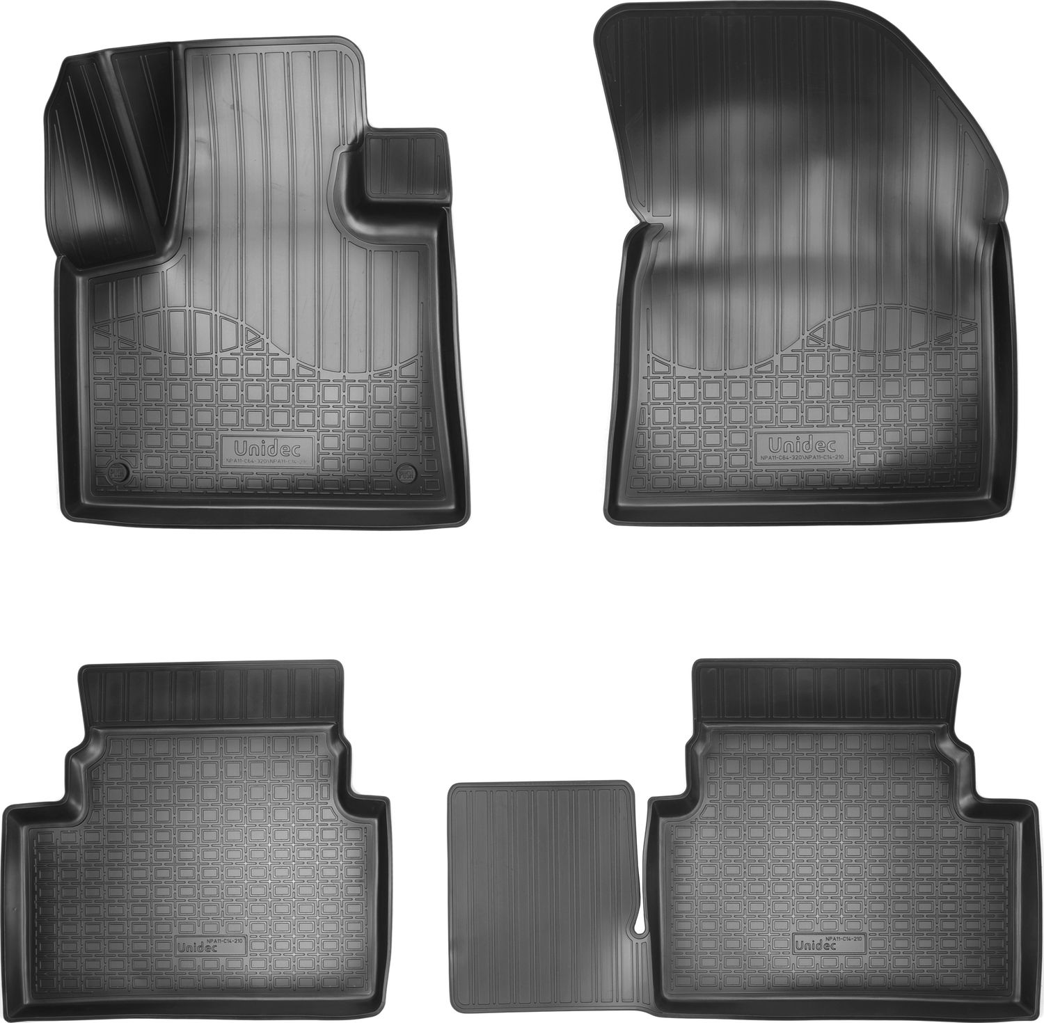 Коврики 3D Норпласт для салона Citroen C5 Aircross 2018-2026. Артикул NPA11-C14-210