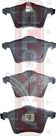 Тормозные колодки Akyoto Packing AKYOTO передние для SEAT Alhambra I 1996-2010. Артикул AKD-1250