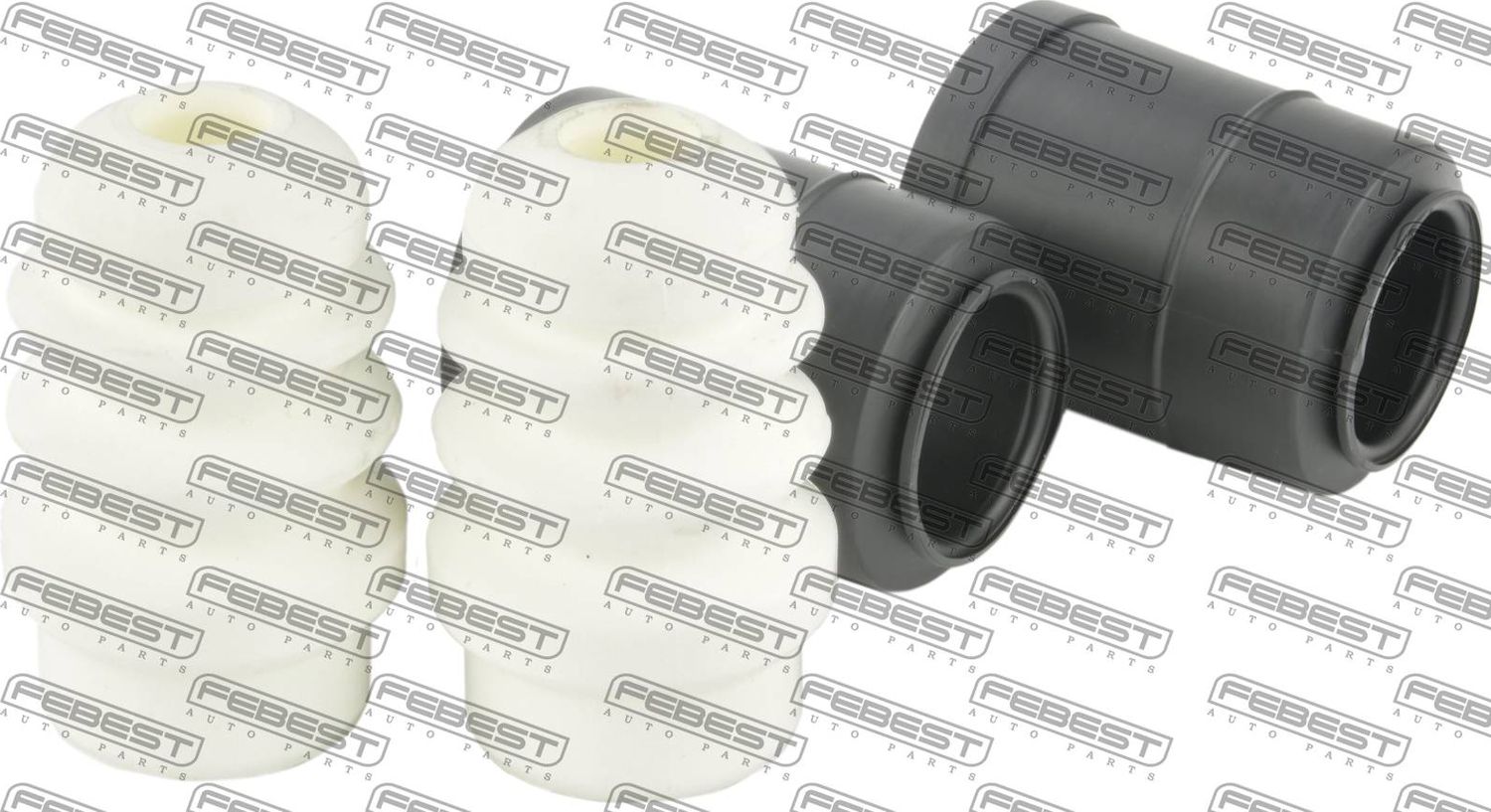 Комплект отбойников и пыльников амортизаторов (стоек) Febest. Артикул ADSHB-A6IIIF-KIT