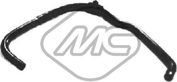 Патрубок радиатора (системы охлаждения) Metalcaucho. Артикул 08443