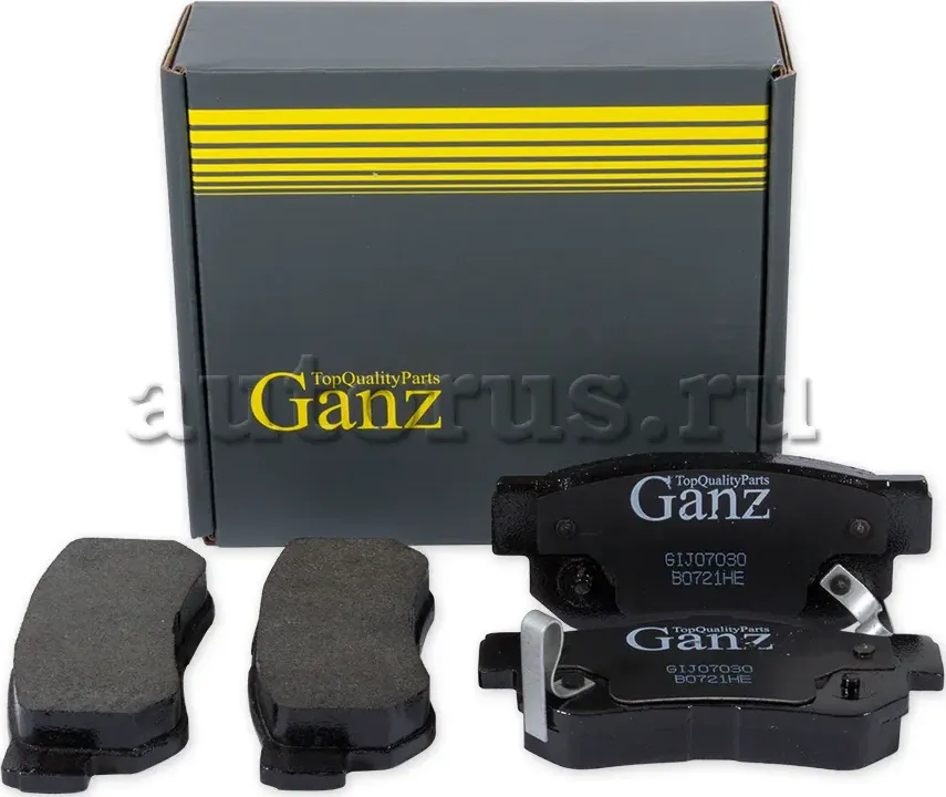 Колодки торм.зад. (Ganz) Ganz. Артикул GIJ07030